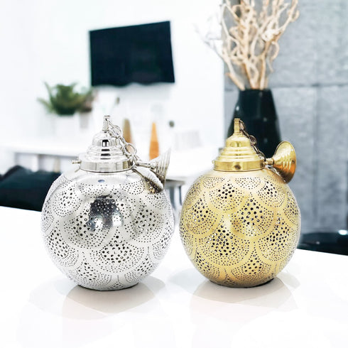 Moroccan Brass Chandelier Hanging Light | Moroccan Lamp & Ceiling Lamp (PL 1046)