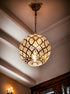 Moroccan Brilliance: Brass Ball Pendant Light Chandelier (PL 1021)