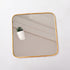 Elegant Brass Square Mirror - Minimalist & Modern Circular Wall Mirror (MR 1001)