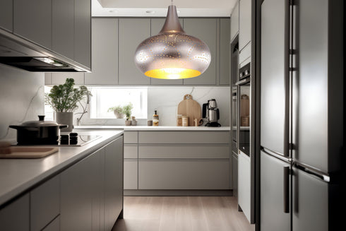 Chandeliers For Dining Room - Elegant Brass Chandelier (PL 1019)