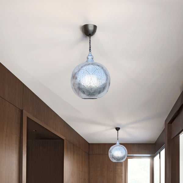 Moroccan Chandelier – Dome Openwork Brass Lamp