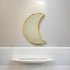 Moroccan Brass Moon Mirror - Unique Wall Décor & Housewarming Gift (1006)
