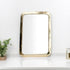 Gold Framed Rectangle Mirror - Elegant Wall Décor for Living Spaces (MR 1009)