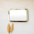 Gold Framed Rectangle Mirror - Elegant Wall Décor for Living Spaces (MR 1009)