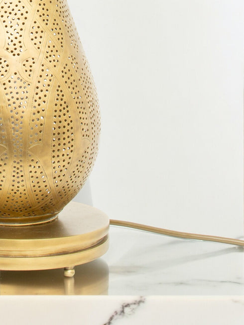 Handcrafted Moroccan Brass Standing Lamp | Modern Floor Lamp (TL 1008)