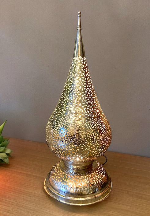 Handcrafted Moroccan Brass Lamp - Floor, Table, Pendant Light (TL 1013)