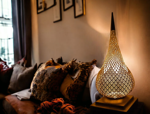 Handmade Moroccan Chandelier | Brass, Silver, and Copper Pendant Lights (TL 1014)