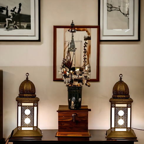 Handmade Moroccan Brass Floor Lamp - Traditional & Contemporary Lighting (TL 1015)