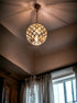 Moroccan Brilliance: Brass Ball Pendant Light Chandelier (PL 1021)