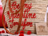 Personalized “Be My Valentine” Straw Basket Tote Bag | Custom Name Gift