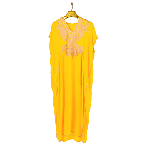 Bohemian Moroccan Kaftan Dress - Stunning Maxi Dress For Party And Wedding