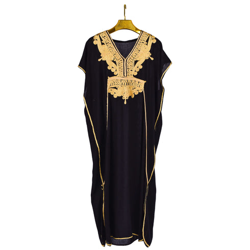 Bohemian Moroccan Kaftan Dress - Stunning Maxi Dress For Party And Wedding