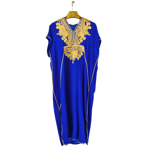 Bohemian Moroccan Kaftan Dress - Stunning Maxi Dress For Party And Wedding