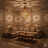 Moroccan Brass Pendant Light: Handmade Hanging Lantern (pl-2028)
