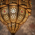 Moroccan Brass Pendant Light: Handmade Hanging Lantern (pl-2028)