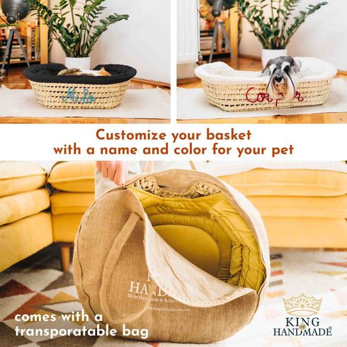 Large Dog Bed | Cute Cat Bed Personalized By Name