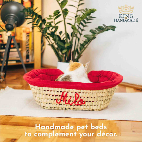 Large Dog Bed | Cute Cat Bed Personalized By Name