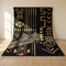 Authentic Moroccan Rug – High Pile Natural Wool Area Rug with Modern Abstract Tribal Geometric Pattern