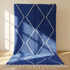 Blue Berber Rug - Moroccan Beni Ourain Wool Rug