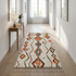 Handmade Azilal Rug - Plush Natural Wool - Vibrant Boho Living Room Decor