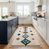 Azilal Rug – Multicolor Shaggy Diamond Wool Moroccan Carpet