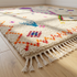 Azilal Rug – Multicolor Plush Diamond Wool Rug