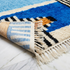 Authentic Moroccan Rug – High Pile Shaggy Wool Area Rug with Vibrant Abstract Design for Modern Interiors