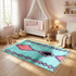 Handmade Azilal Rug – Colorful Shaggy Wool Area Rug with Vibrant Geometric Pattern