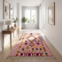 Authentic Handmade Boujaad Rug – Plush 100% Wool Moroccan Area Rug for Pink Boho Living Room Decor