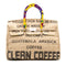 Moroccan Jute Luxury Tote – Large Travel Handbag