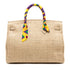 Moroccan Jute Luxury Tote – Large Travel Handbag