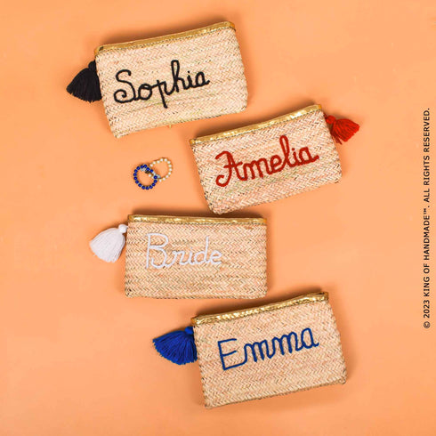 Chic Bride, Custom Style: Straw Clutch Delight!
