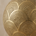 Handmade Moroccan Ceiling Light – Brass Geometric Openwork