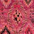 Authentic Handmade Boujaad Rug – Vibrant Pink Wool Moroccan Rug with Tribal Boho Design