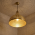 Solid Brass Perforated Finish - Boho Kitchen Island Lighting