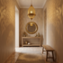 Handmade Moroccan Pendant Light – Brass Teardrop Floral