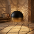 Moroccan Pendant Light – Dome Openwork Brass Lamp Kitchen