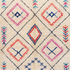 Handmade Azilal Rug - High Pile Natural Wool - Vibrant Geometric Boho Living Room Decor