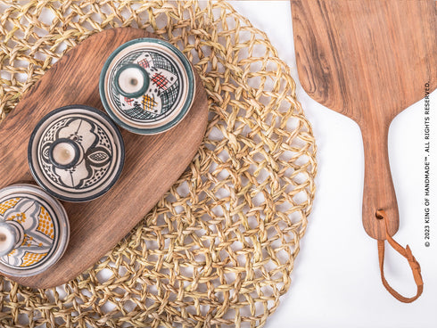 Bohemian Braided Dining Table Mats