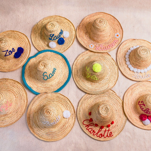 Style, Sun Protection, Memories: Your High-Benefit Personalized Straw Beach Hat!