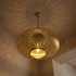 Moroccan Pendant Light – Perforated Brass Shadow-Casting Lamp