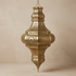 Moroccan Ceiling Light – Filigree Brass Openwork Lamp
