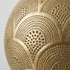 Handmade Moroccan Ceiling Light – Brass Geometric Openwork