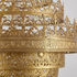 Authentic Handmade Moroccan Lamp – 100% Solid Brass Chandelier for Elegant Living Room Decor