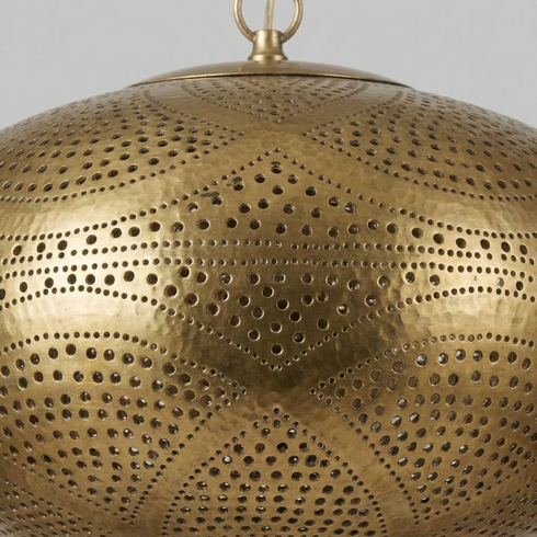 Filigree Brass Moroccan Ceiling Light