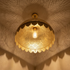Handmade Moroccan Pendant Light – Brass Globe Dome