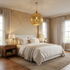 Handmade Moroccan Ceiling Light – Brass Geometric Openwork