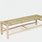 Handwoven Palm Leaf Bench - Moroccan Handmade Furniture
