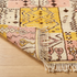 Handmade Boujaad Rug - 100% Natural Wool - Vibrant Bohemian Area Rug - Abstract Tribal Symbols
