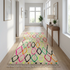 Authentic Handmade Azilal Rug – Plush Shaggy Wool Moroccan Rug with Vibrant Neon Geometric Patterns